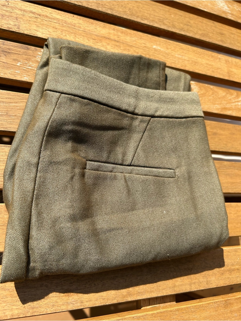 Women’s J Crew olive green dress pants /trousers size 4
